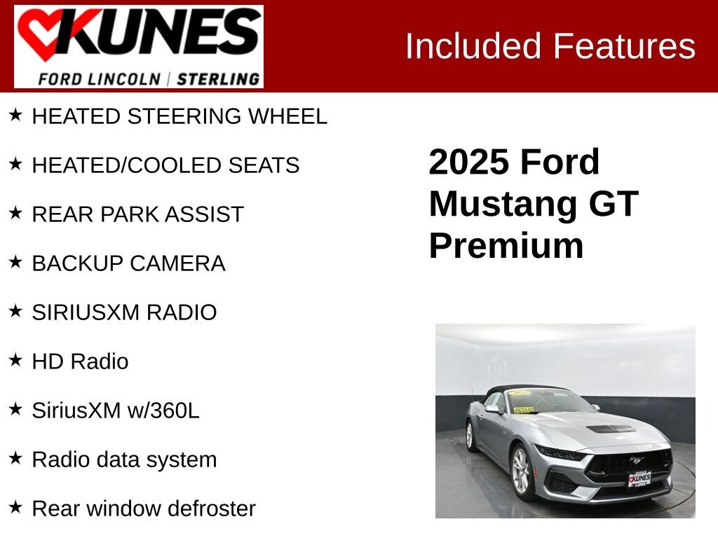 Used 2025 Ford Mustang GT Premium Convertible