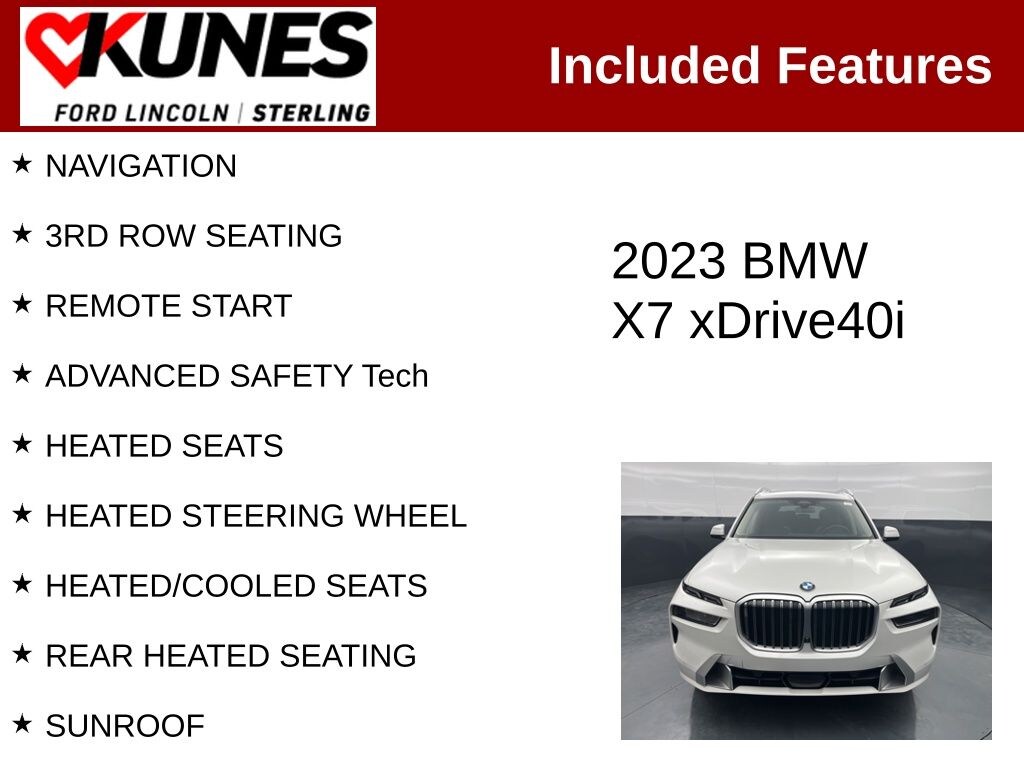 Certified 2023 BMW X7 xDrive40i SUV