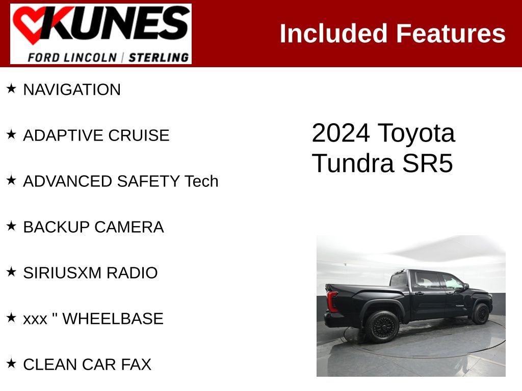 Certified 2024 Toyota Tundra SR5 Truck