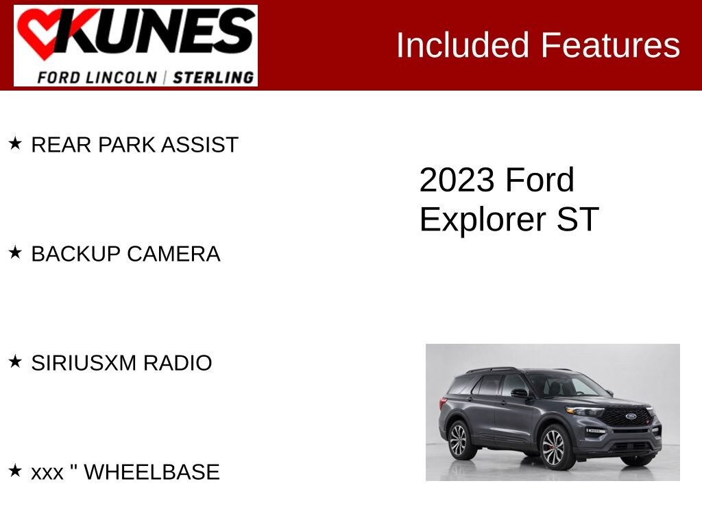 Certified 2023 Ford Explorer ST SUV