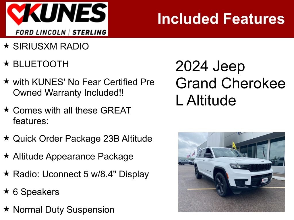 Used 2024 Jeep Grand Cherokee L Altitude SUV