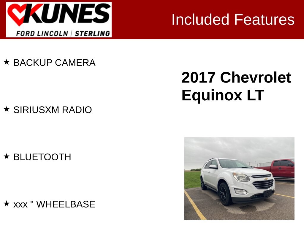 Used 2017 Chevrolet Equinox LT SUV