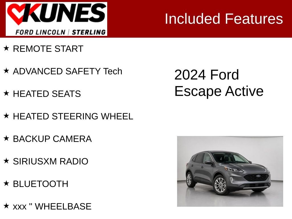 Certified 2024 Ford Escape Active SUV