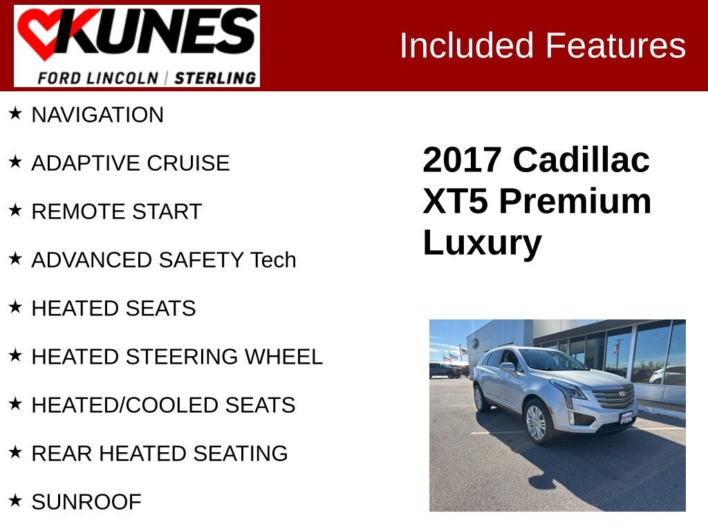 Used 2017 Cadillac XT5 Premium Luxury SUV