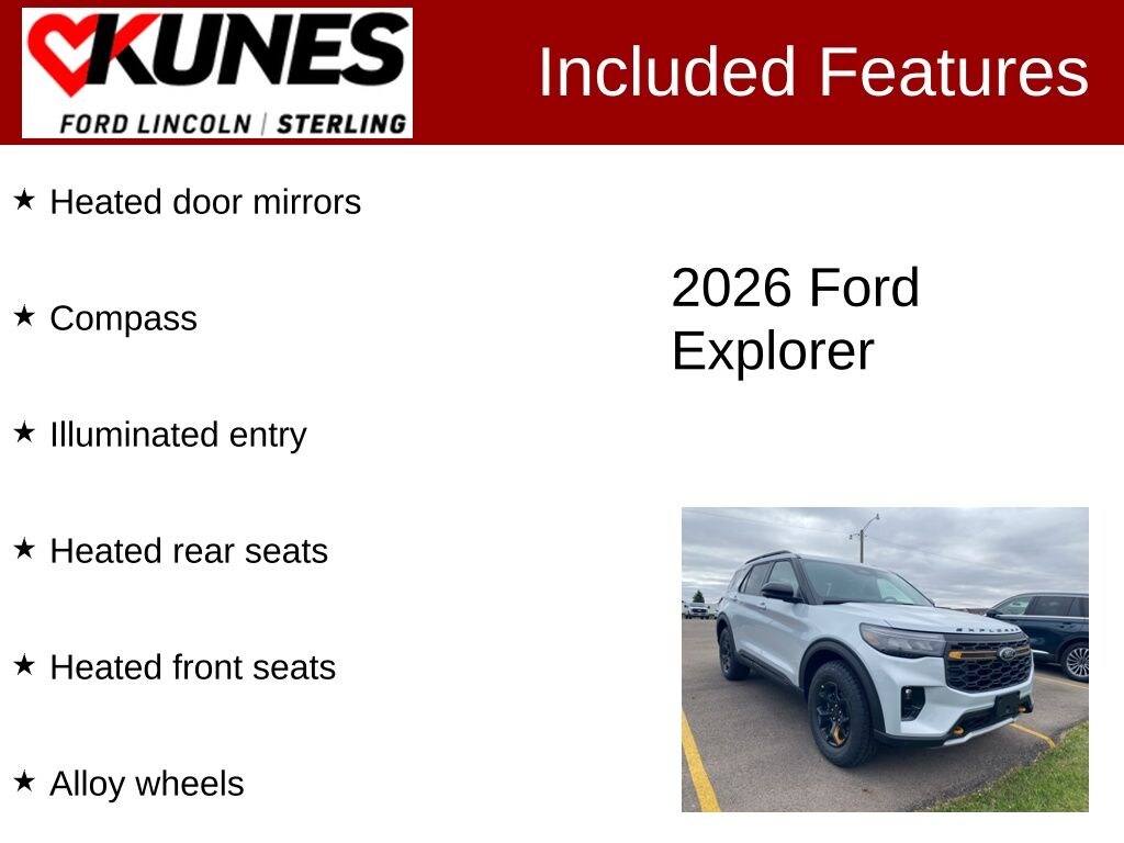 New 2026 Ford Explorer Tremor SUV