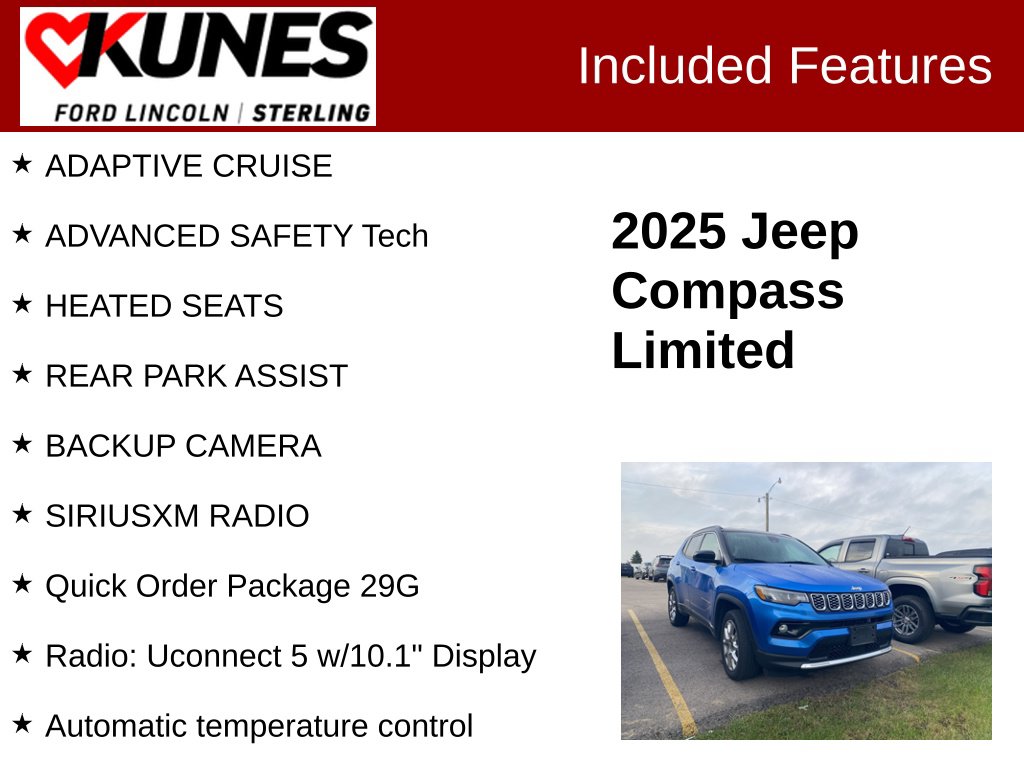 Used 2025 Jeep Compass Limited SUV