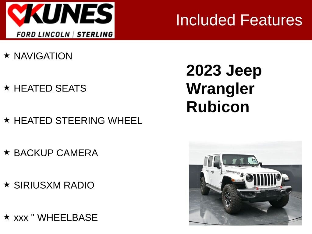 Used 2023 Jeep Wrangler Rubicon SUV