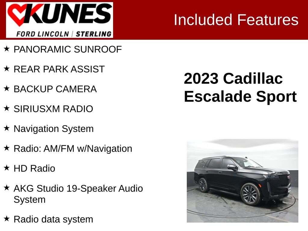 Used 2023 Cadillac Escalade Sport SUV