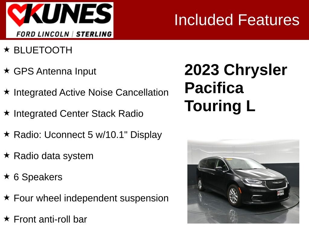 Certified 2023 Chrysler Pacifica Touring L Minivan/Van