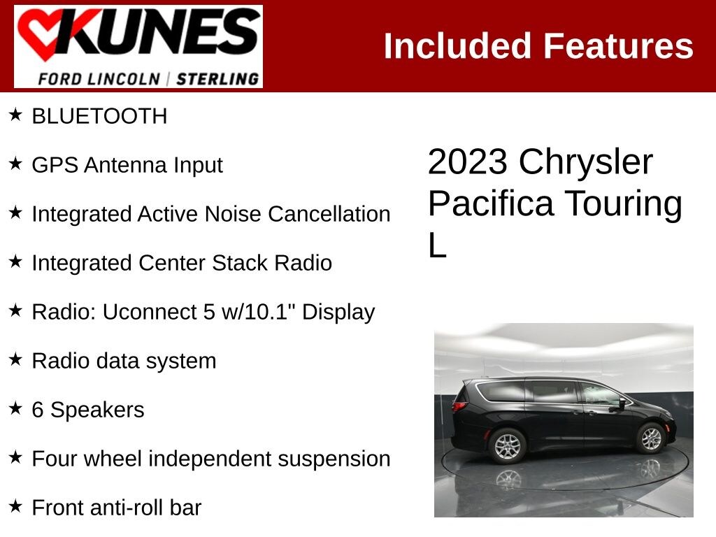 Certified 2023 Chrysler Pacifica Touring L Minivan/Van