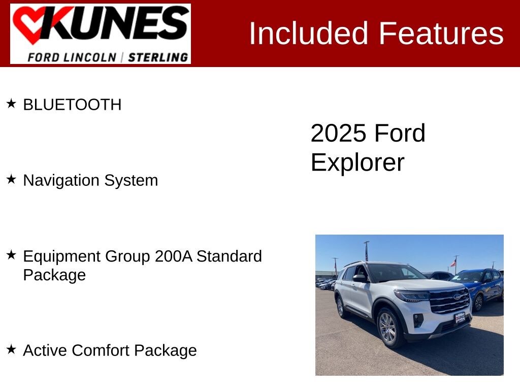 New 2025 Ford Explorer Active SUV