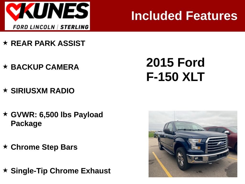 Used 2015 Ford F-150 XLT Truck