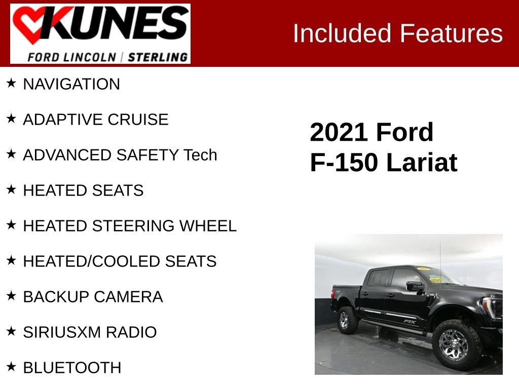 Used 2021 Ford F-150 Lariat Truck