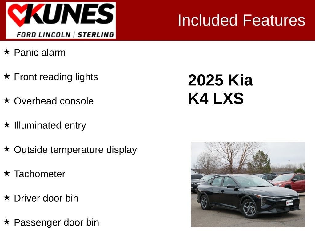 Used 2025 Kia K4 LXS Sedan