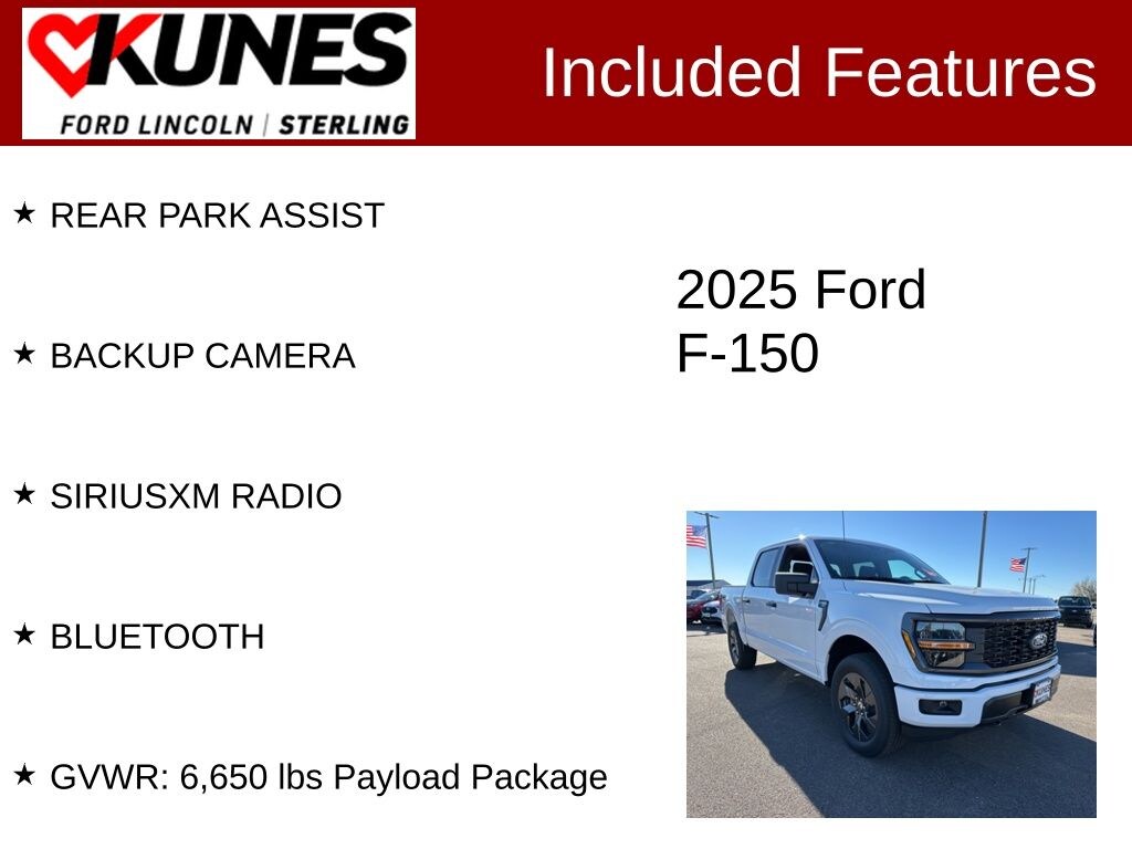 New 2025 Ford F-150 STX Truck SuperCrew Cab