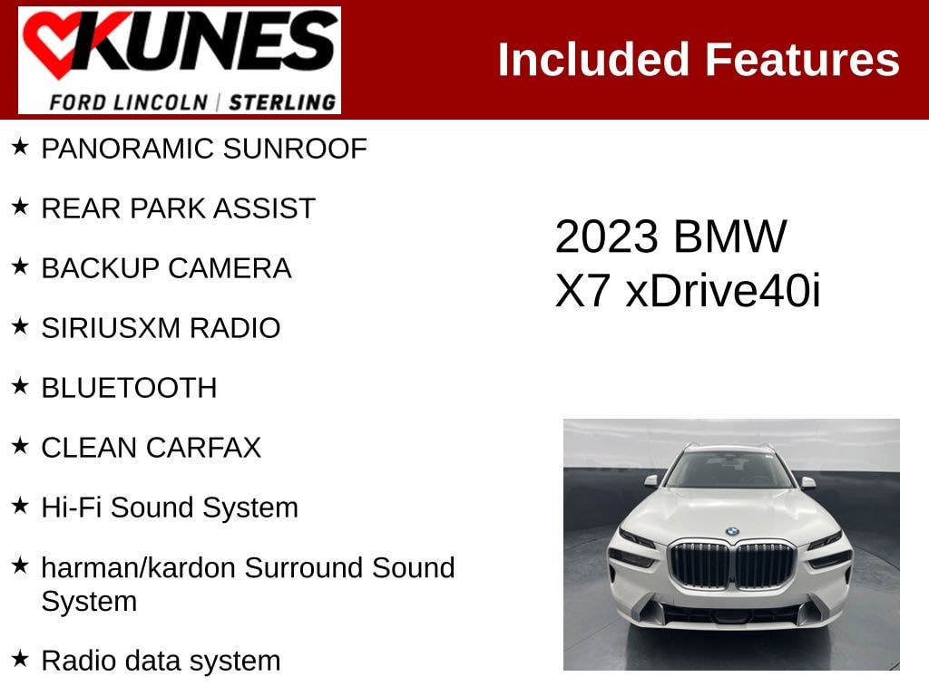 Certified 2023 BMW X7 xDrive40i SUV
