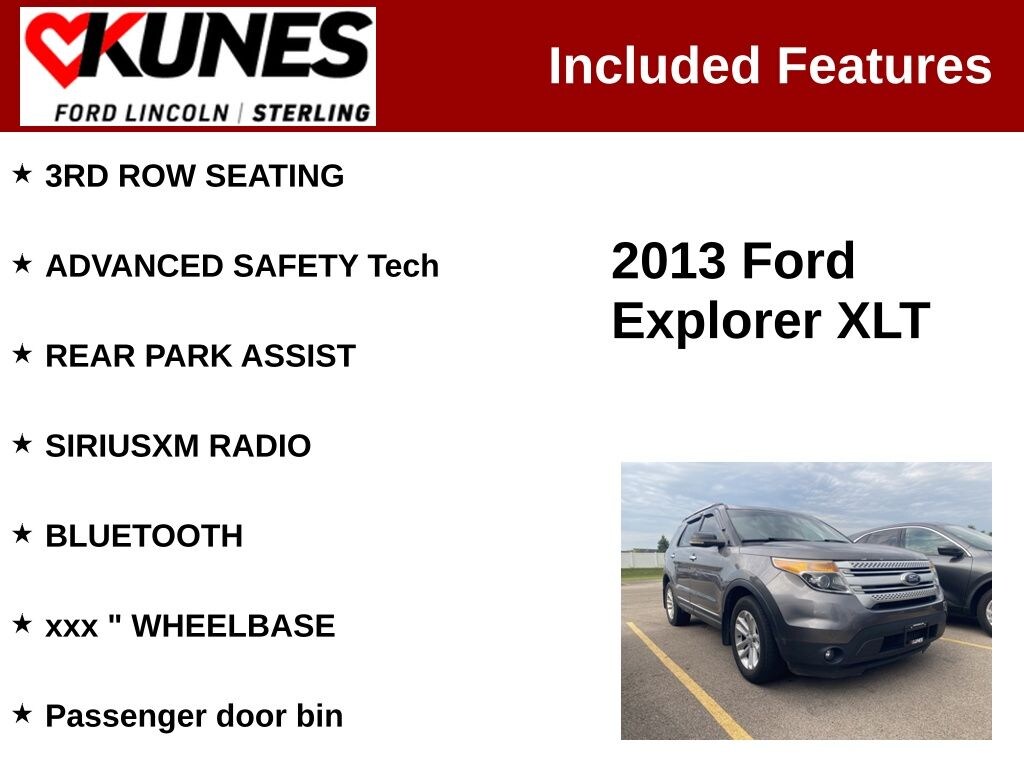 Used 2013 Ford Explorer XLT SUV