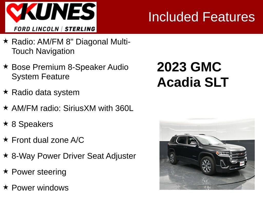 Used 2023 GMC Acadia SLT SUV