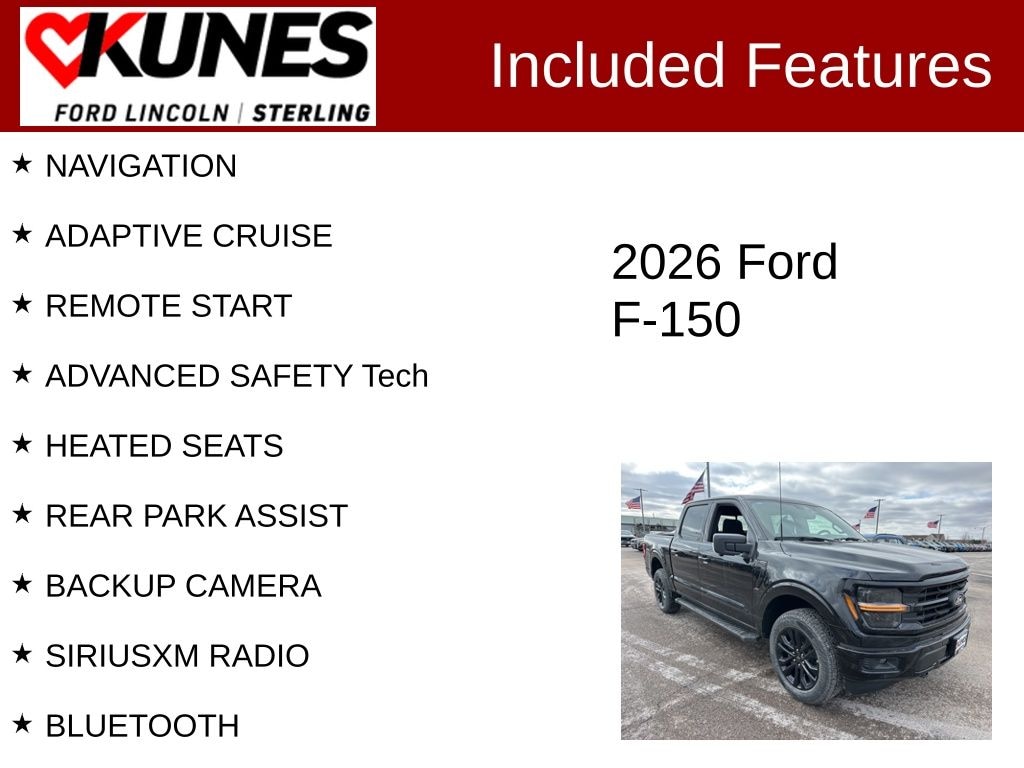New 2026 Ford F-150 XLT Truck SuperCrew Cab