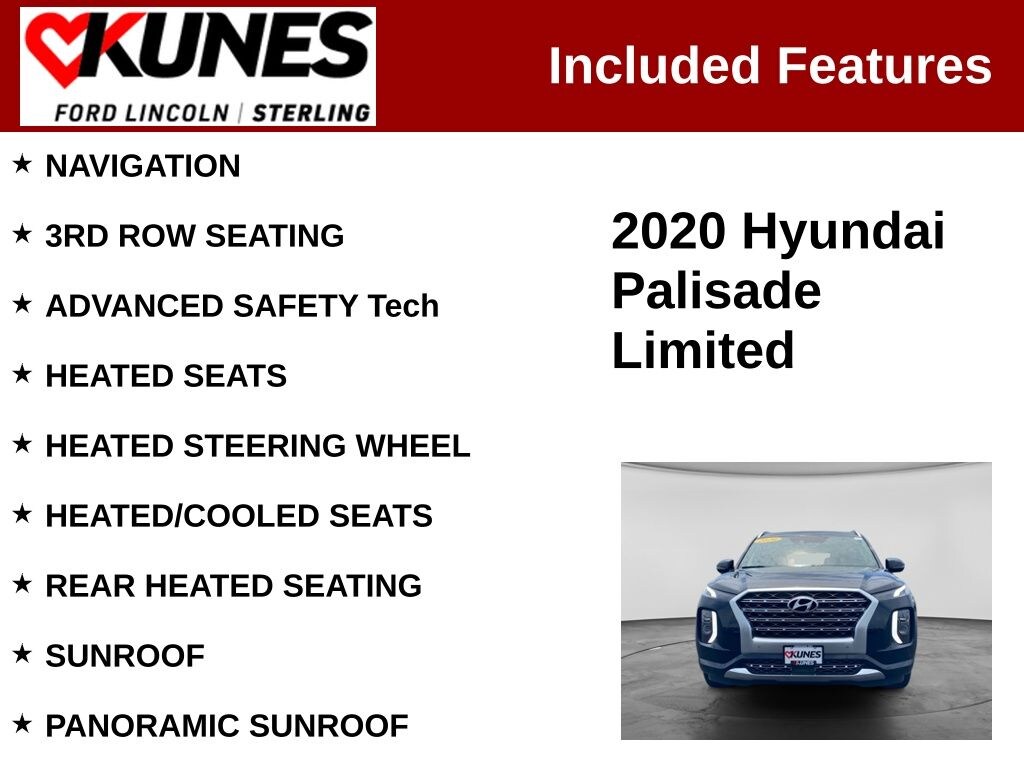 Used 2020 Hyundai Palisade Limited SUV