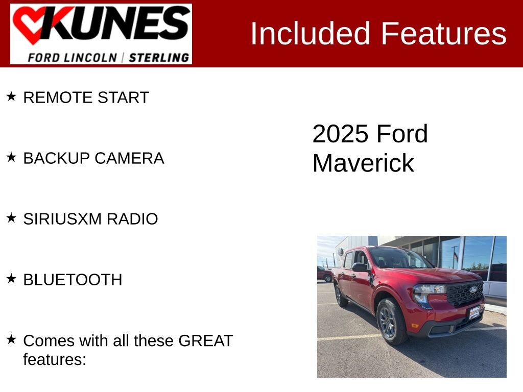 New 2025 Ford Maverick XLT Truck SuperCrew