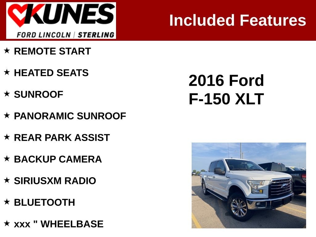 Used 2016 Ford F-150 XLT Truck