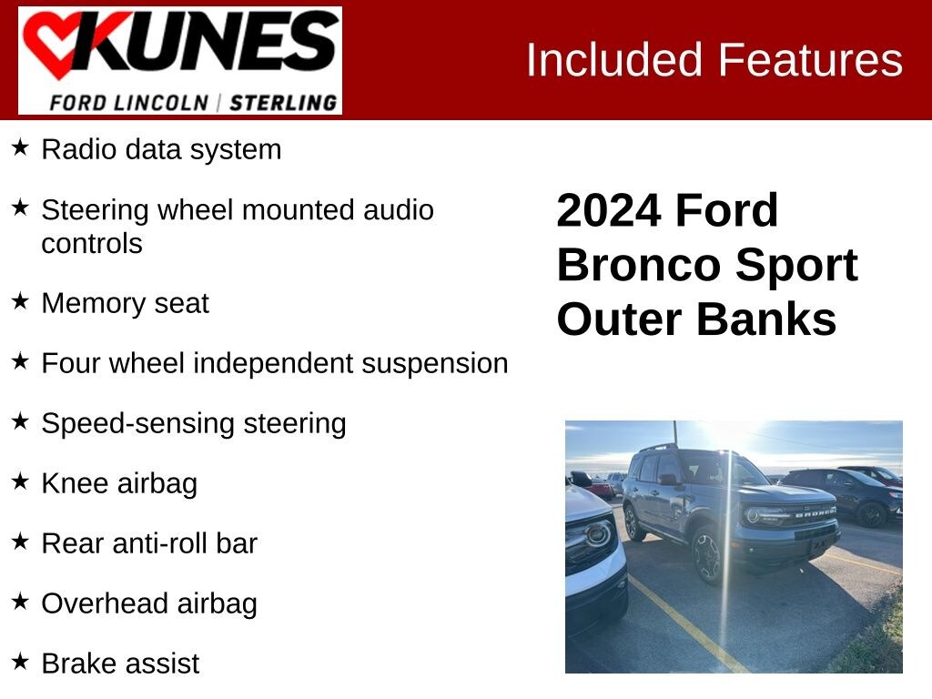 Used 2024 Ford Bronco Sport Outer Banks SUV
