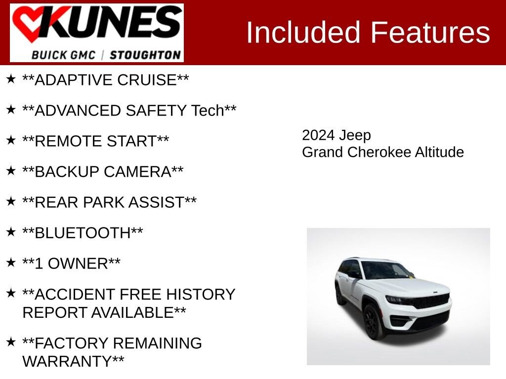 Used 2024 Jeep Grand Cherokee Altitude