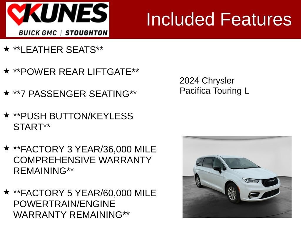 Used 2024 Chrysler Pacifica Touring L