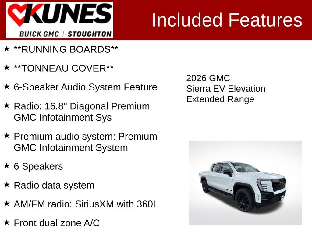 Used 2026 GMC Sierra EV Elevation Extended Range Truck