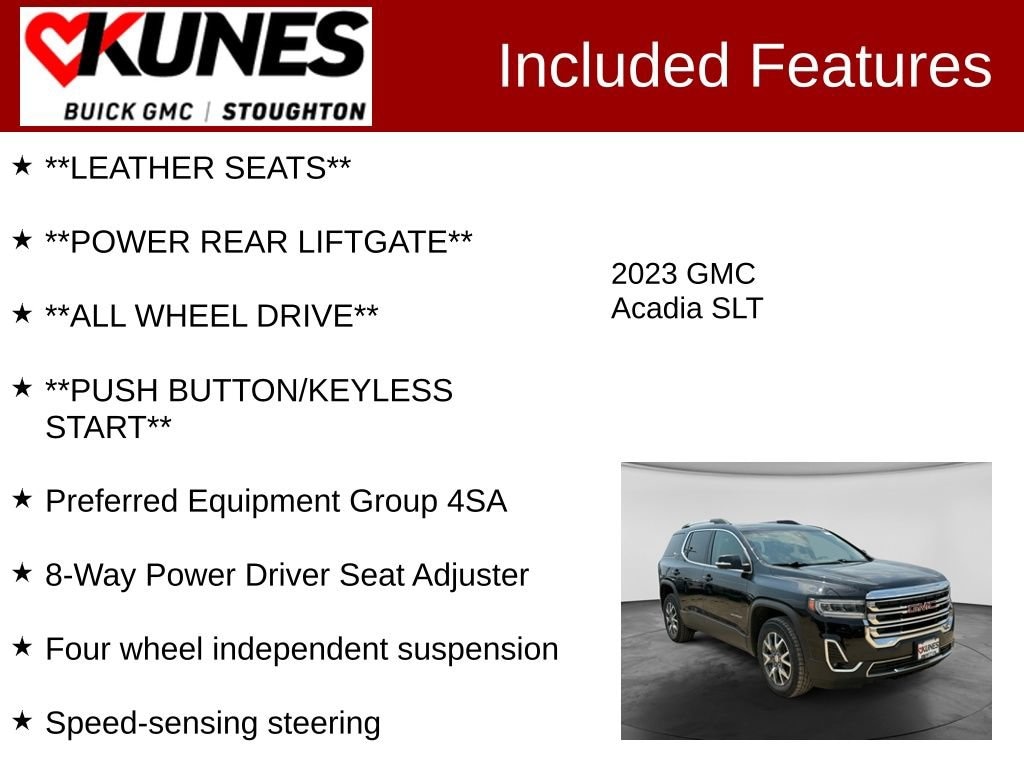 Used 2023 GMC Acadia SLT SUV