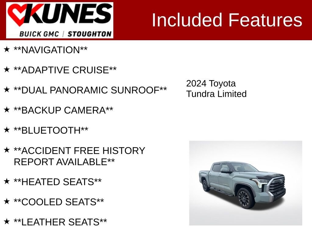 Used 2024 Toyota Tundra 4WD Limited