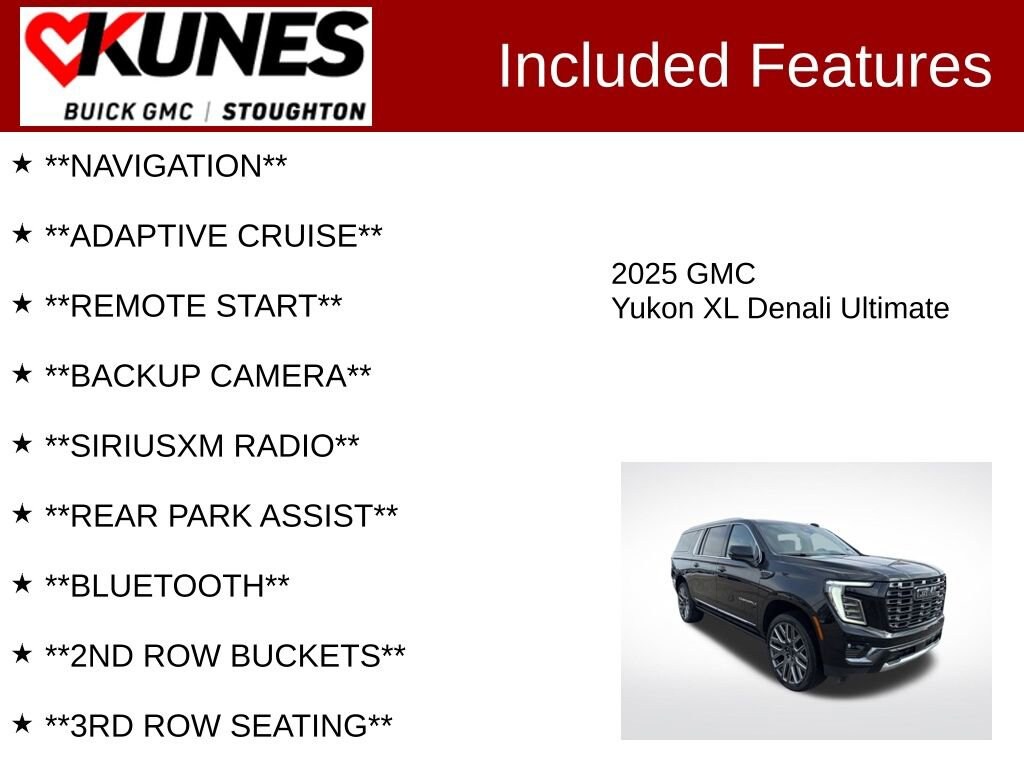 Used 2025 GMC Yukon XL Denali Ultimate SUV