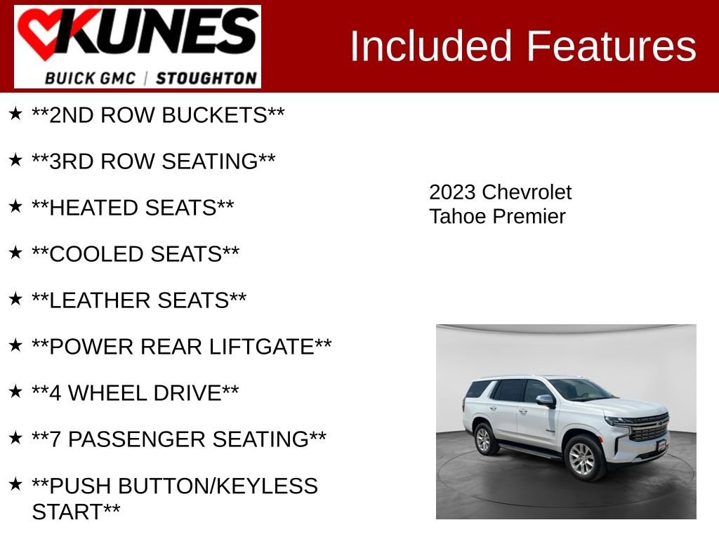Used 2023 Chevrolet Tahoe Premier SUV
