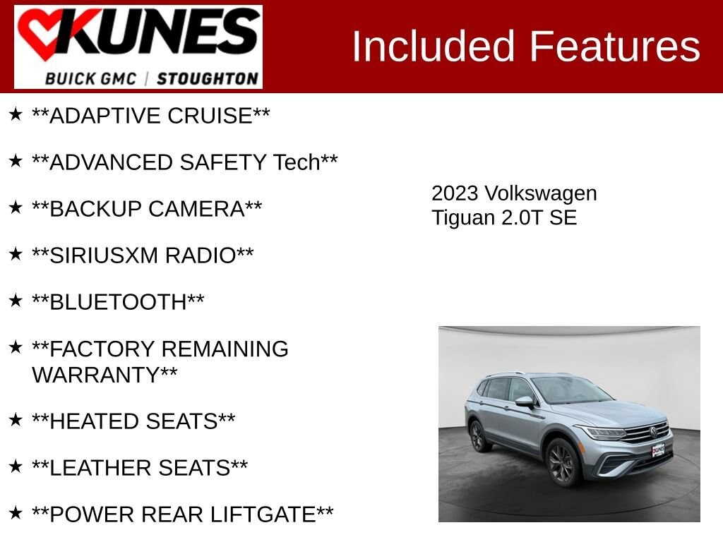 Used 2023 Volkswagen Tiguan SE