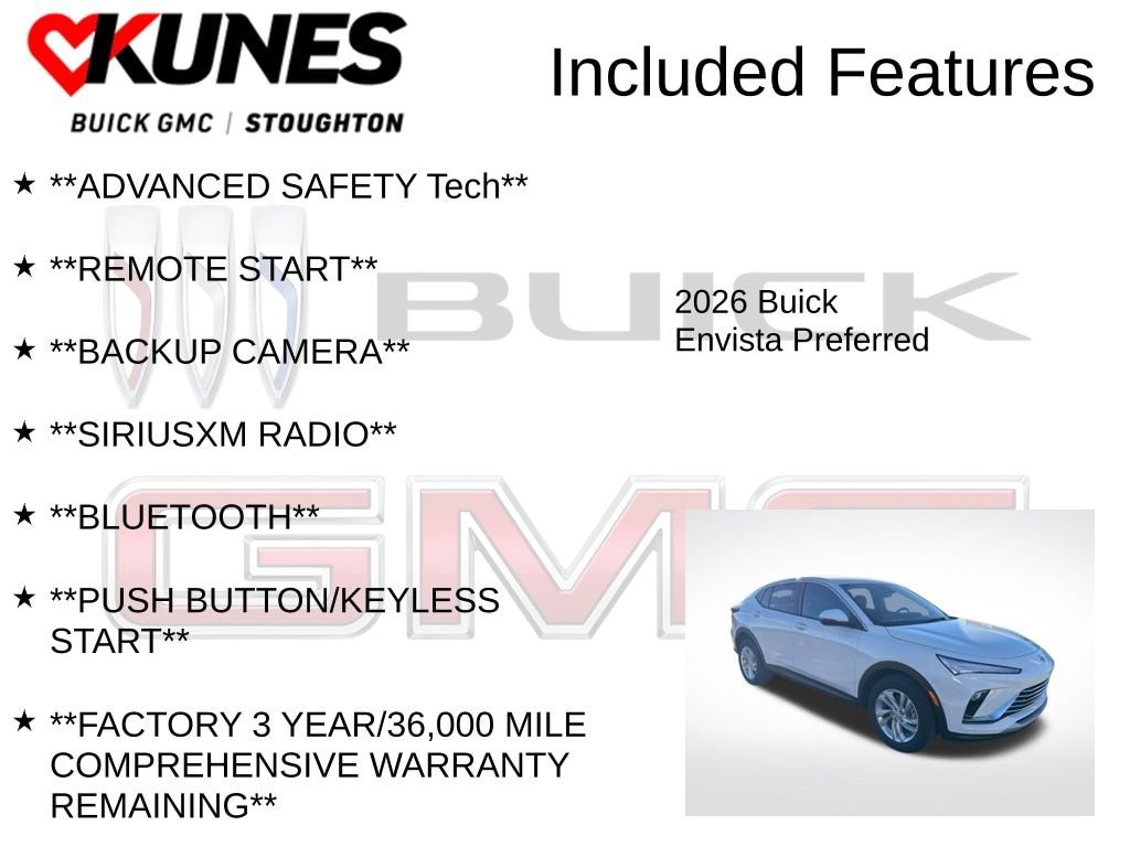 New 2026 Buick Envista Preferred SUV