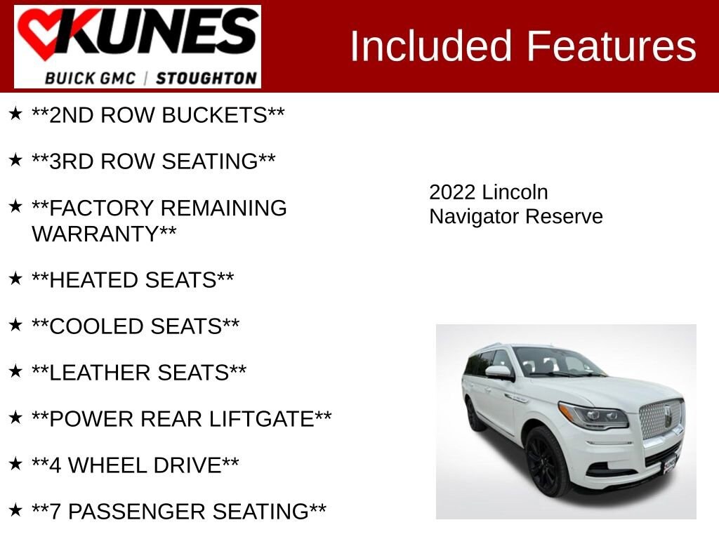 Used 2022 Lincoln Navigator Reserve