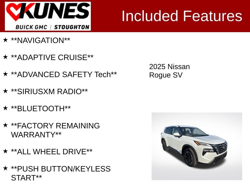 Used 2025 Nissan Rogue SV