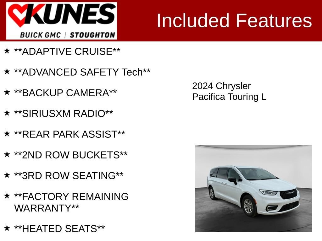 Used 2024 Chrysler Pacifica Touring L