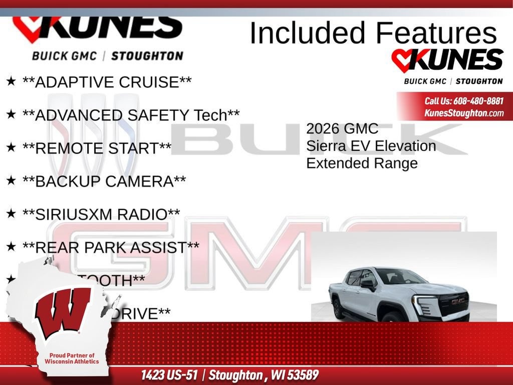 Used 2026 GMC Sierra EV Elevation Extended Range Truck