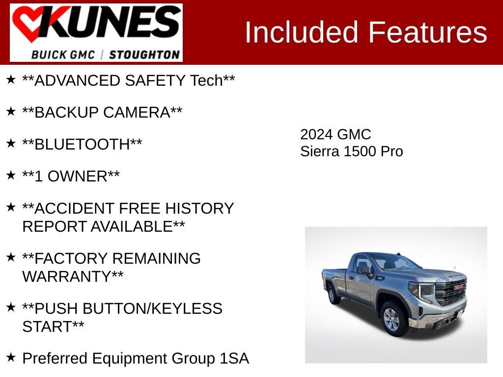 Used 2024 GMC Sierra 1500 Pro Truck