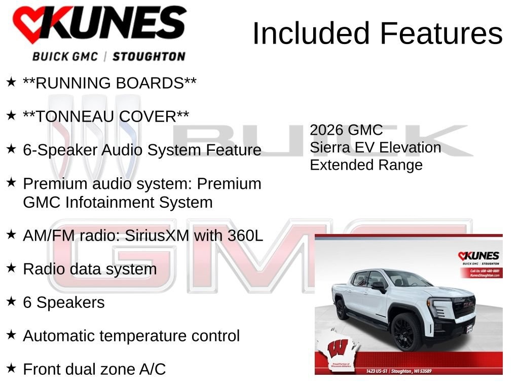 Used 2026 GMC Sierra EV Elevation Extended Range Truck