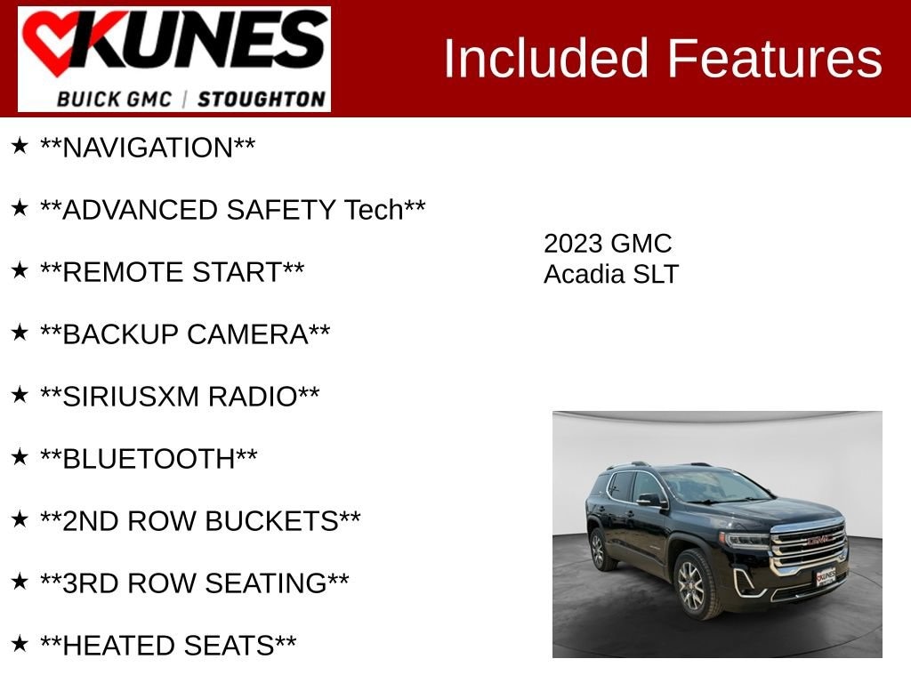 Used 2023 GMC Acadia SLT SUV