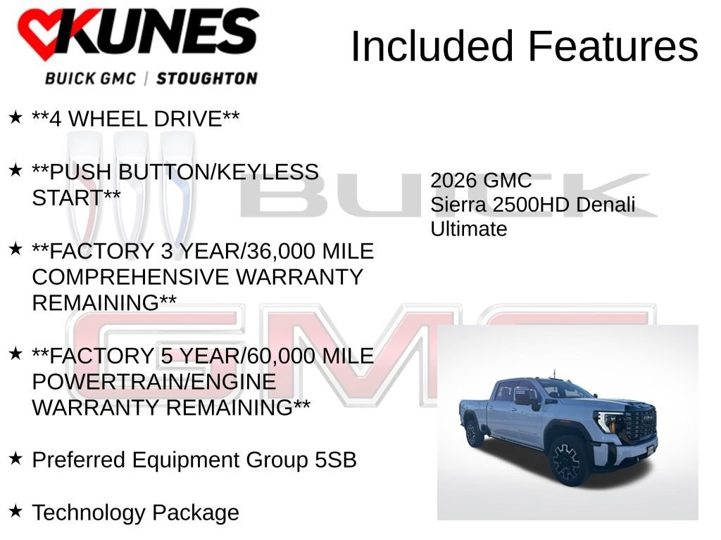 New 2026 GMC Sierra 2500 HD Denali Ultimate Truck