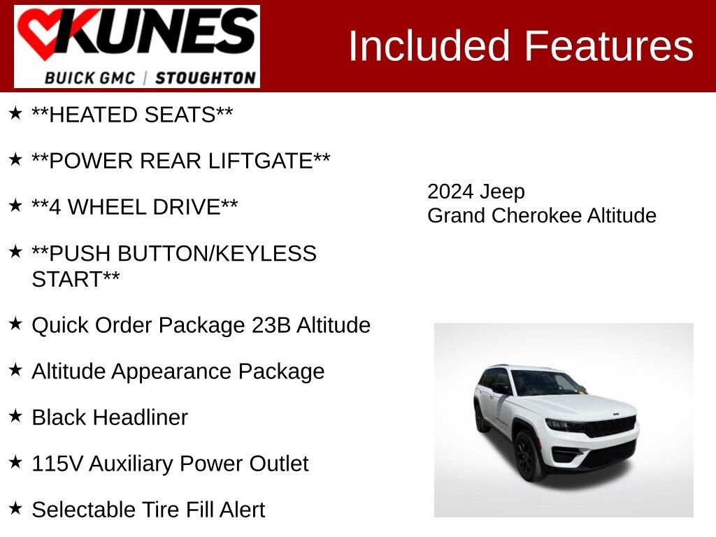 Used 2024 Jeep Grand Cherokee Altitude