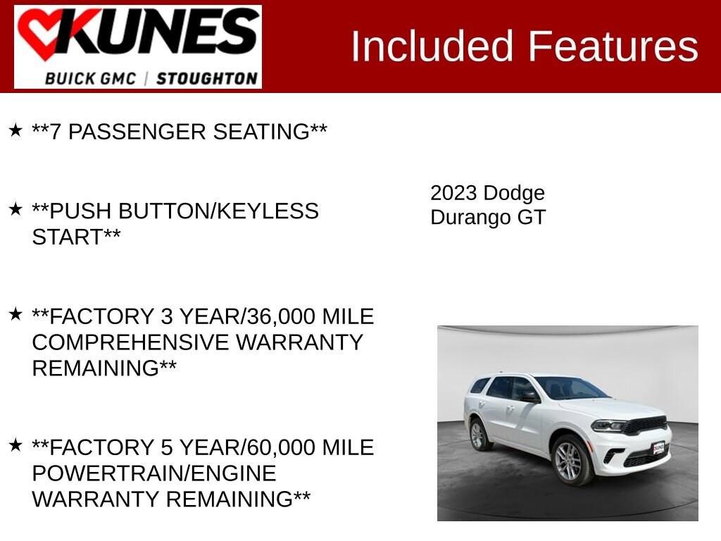 Used 2023 Dodge Durango GT