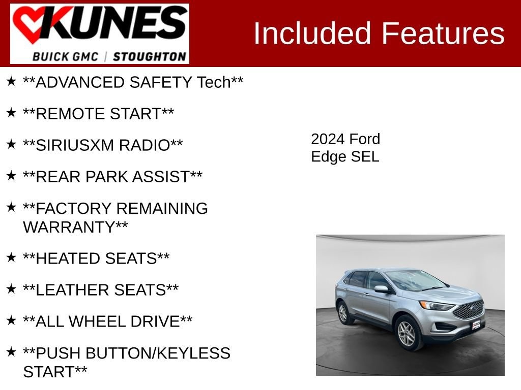 Used 2024 Ford Edge SEL