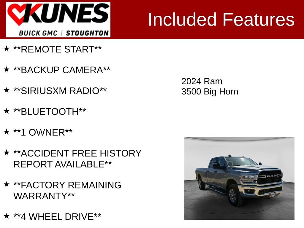 Used 2024 Ram 3500 Big Horn