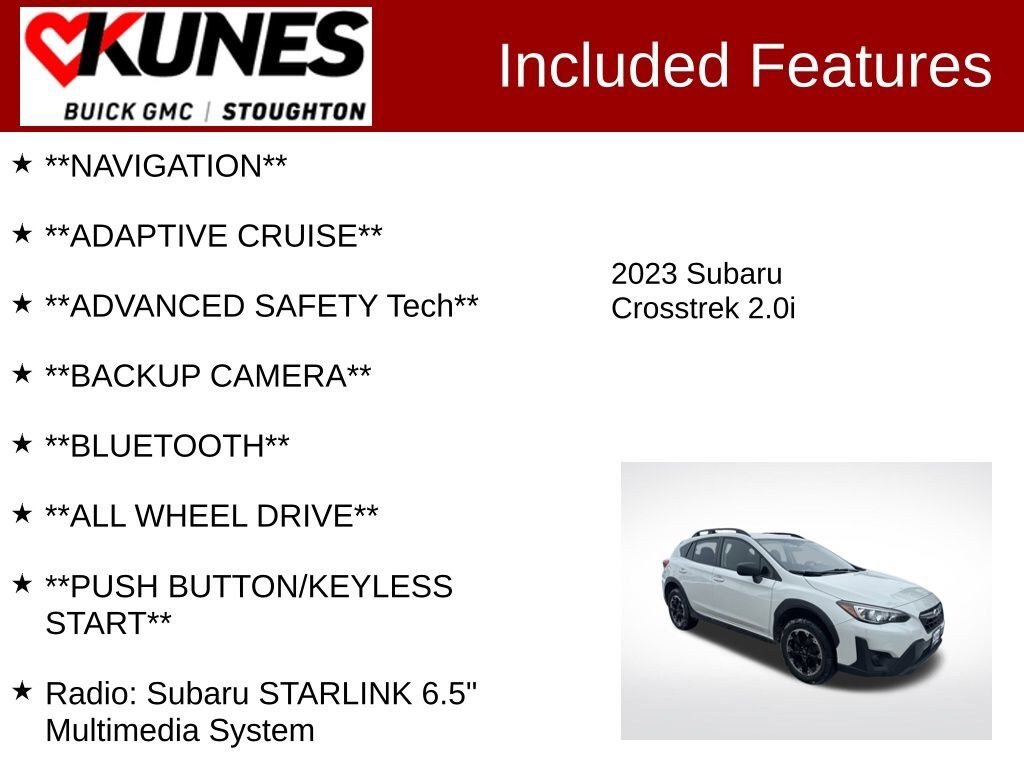 Used 2023 Subaru Crosstrek