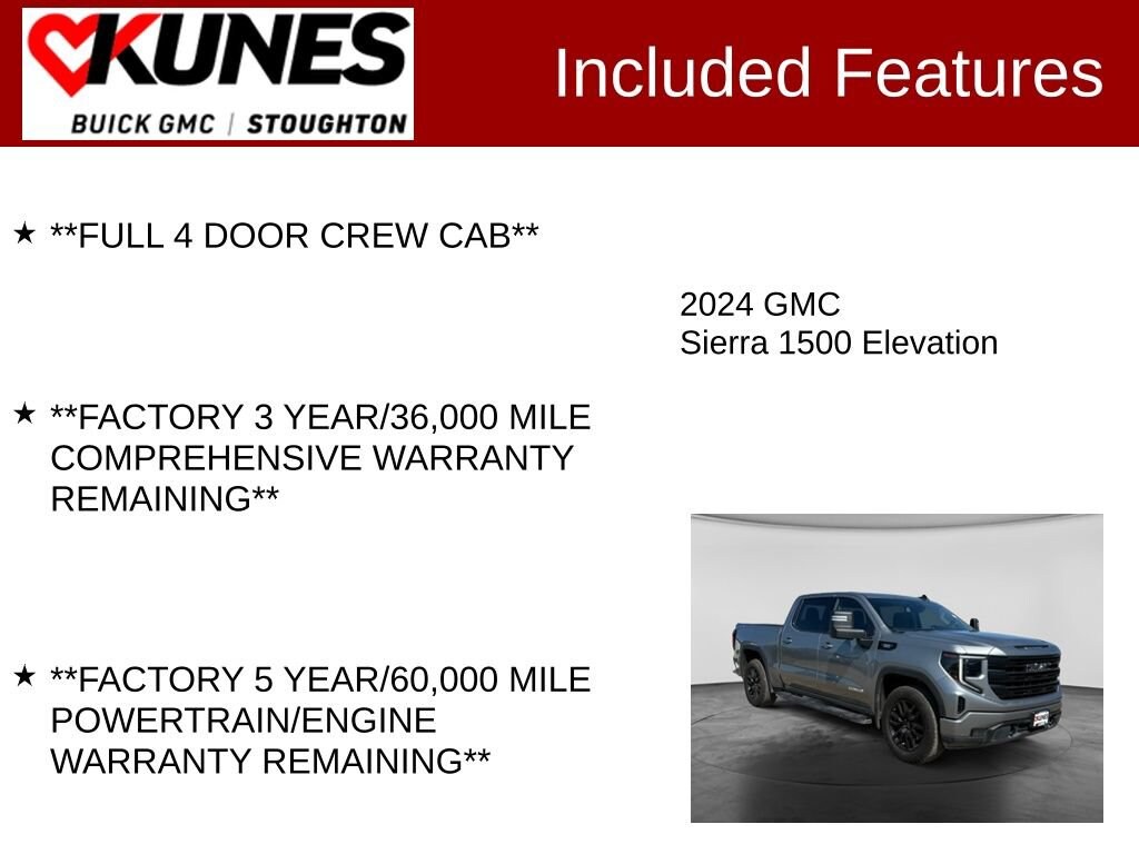 Used 2024 GMC Sierra 1500 Elevation Truck